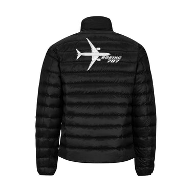 BOEING - 787 Men's Stand Collar Padded Jacket e-joyer